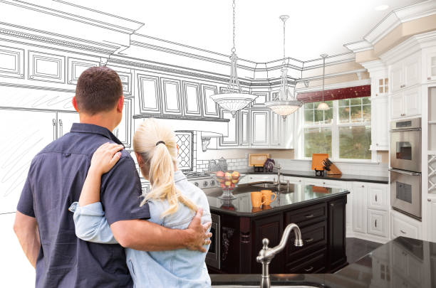 Professional Kitchen Island Installation technician working in Franklin Park, PA